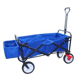 Carrito Plegable Db Azul de 4 Ruedas para Camping, Compras y Exteriores con Estructura de Contenedor - Product Image 2