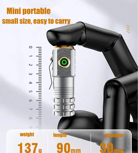 Mini lampe de poche portable ultra-lumineuse, torche rechargeable 18500 avec aimant, puissante, étanche, lampe de poche LED d'urgence pour le camping - Product Image 6