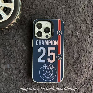 Ốp điện thoại iPhone 11 12 13 14 15 16 Pro Max mới về, kiểu dáng thời trang, chủ đề đội bóng Paris Saint Germain vô địch. - Product Image 3