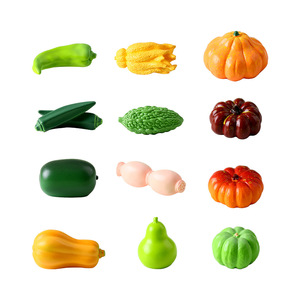 Miniaturas de Calabaza, Pimiento Verde y Pequeñas Verduras para Decoración DIY, Manualidades y Accesorios para <span class=keywords><strong>el</strong></span> Cabello - Product Image 5