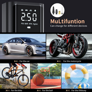Xách tay 150 PSI lốp xe Inflator Máy nén khí bơm khẩn cấp ánh sáng ngân hàng điện CE chứng nhận 1-năm bảo hành cho xe ô tô xe đạp - Product Image 6