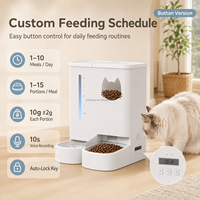 Dispensador de Comida para Mascotas Moderno y Ecológico Programable con 40 Días de Autonomía en Espera y Compatibilidad con Comida Seca de 3-12 mm
