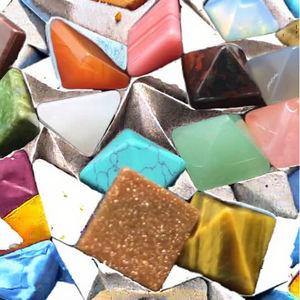 Tour de 7 chakras en cristal d'orgonite poli et gravé, pour la guérison, le Feng Shui, le Reiki, la méditation spirituelle, en résine, pour le bricolage, cadeau pour la fête des Mères - Product Image 3