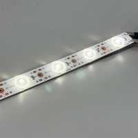 Bande lumineuse à lentille LED SMD3030 DC24V 21LED pour éclairage arrière de caissons lumineux, enseignes, affichages et panneaux publicitaires