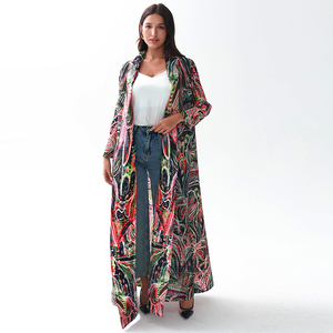 2024 New Design Factory Custom Free Size Muslim Floral <strong>Printed</strong> Miyake Pleated <strong>Abaya</strong> Women Modest Fashion Wear - Product Image 2