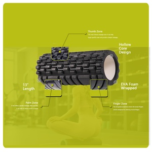 Bán Buôn 33 14 Cm 45 Khái niệm Cơ bản Mật Độ Cao Mềm Hollow Lưới Cam Nhỏ Gọn Trở Lại <span class=keywords><strong>Pain</strong></span> Relief Yoga EVA Bọt Con Lăn Cho Tập Thể Dục - Product Image 3