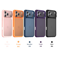 Étui de luxe soyeux et lisse pour iPhone 17 18 Pro Max avec support de protection d'objectif en métal, bleu, personnalisé, antichoc, vente en gros