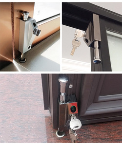 Chiusura per porta girevole in alluminio e acciaio con chiavistello a molla per chiavistello a molla per esterni e Hotel - Product Image 5