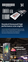Téléphone robuste pdas android ip68 étanche à la poussière antichoc 6 pouces tablette industrielle pda