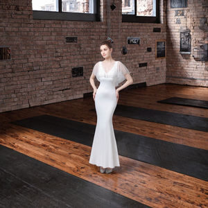 ชุดราตรีทรงเข้ารูปยาวคลุมเท้า ดีไซน์ใหม่ เอวธรรมชาติ ป้องกันไฟฟ้าสถิต กระชับสะโพก เซ็กซี่ เหมาะสำหรับงานพรอม งานปาร์ตี้ หรืองานแต่งงาน - Product Image 3