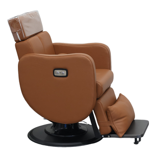 Fauteuil de barbier électrique inclinable, fauteuil de salon de coiffure multifonctionnel pour soins capillaires, rasage, <span class=keywords><strong>soin</strong></span> du cuir chevelu et coiffure - Product Image 3