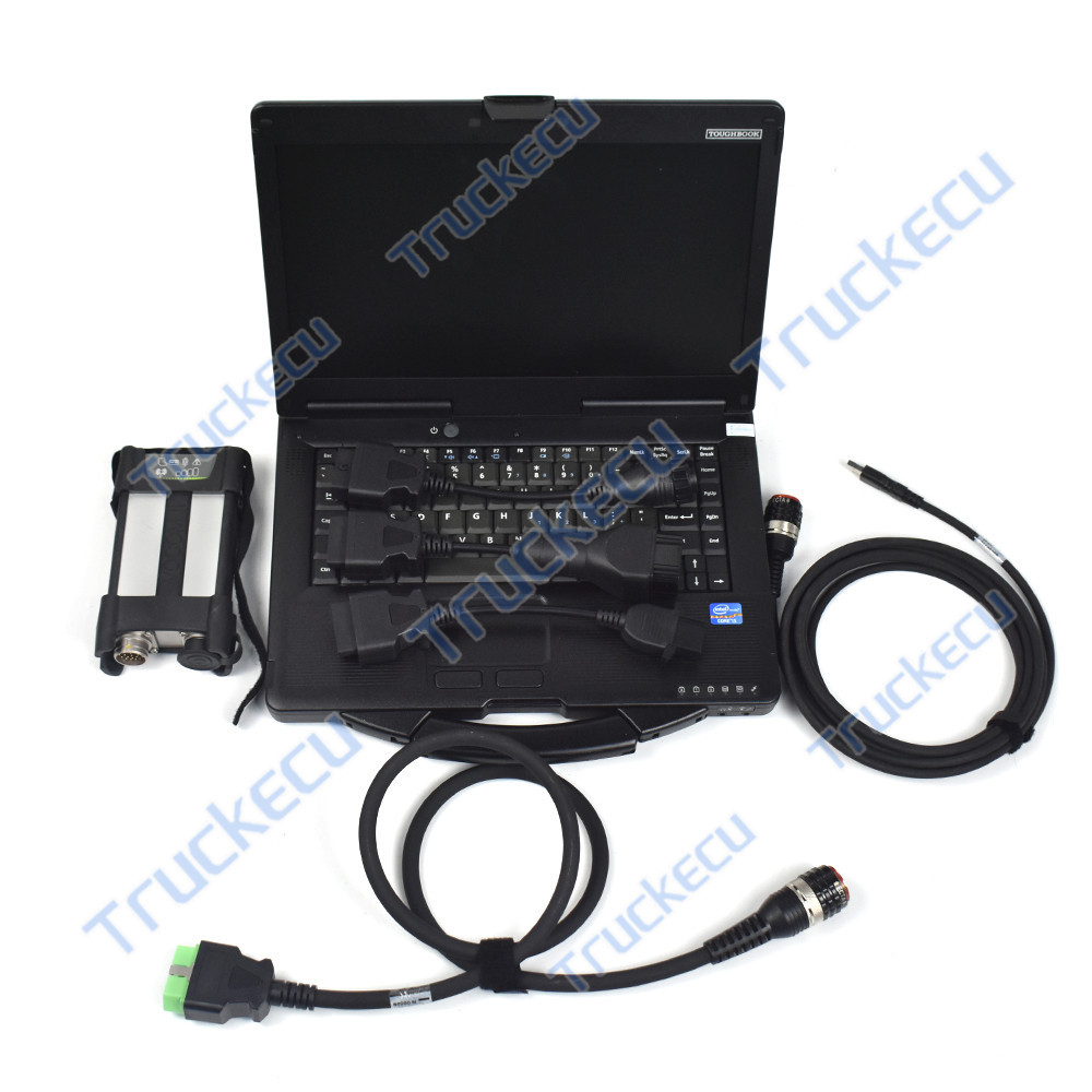Outil Diagnostic VOCOM 2 Pour Camions & Pelleteuses - Compatible Ordinateur CF53, Neuf
