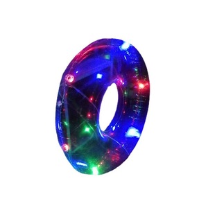 Led Inflatable Swimming Ring 120Cm Round Unisex For Adults With Strip Lights Environmentally Friendly Pvc Material - Product Image 5