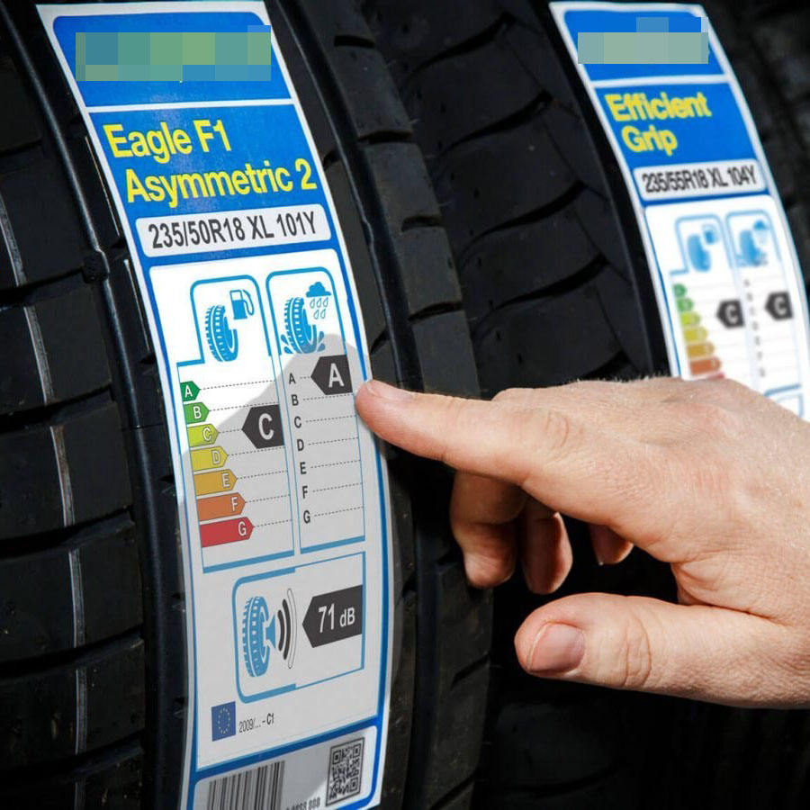 Custom Durable Outdoor Tyre Label Adhesive Waterproof Sticker Fade ...