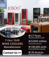 Réfrigérateur à vin de luxe double zone en gros, 188 bouteilles, en acier inoxydable, avec compresseur électrique, certifié CE, Energy Star