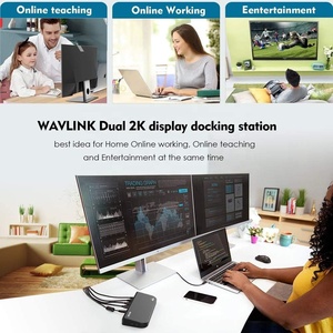Estación de Trabajo VGA <span class=keywords><strong>USB</strong></span> Wavlink UG39DK4, Estación de Acoplamiento para Mac y Windows con Dos Monitores 1080P 2K, Estación de Acoplamiento Universal DisplayLink WAVLINK - Product Image 5
