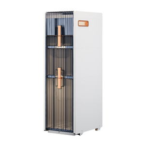Bathroom Storage Cabinet Narrow Gap Freestanding Rectangular 8-11.9in Depth Durable Multi Layer Shelf For Toilet Sink Area - Product Image 4