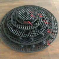 C254 Dispositif de contrôle des racines durable Protecteur de racines d'arbre épaissi Panneau de sol en PVC Feuille de plastique Conteneur de transplantation de semis