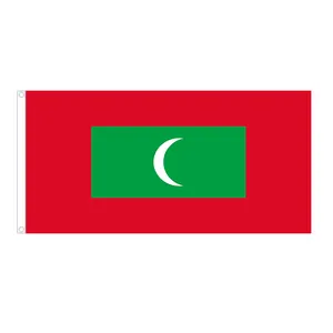 3x5 pieds, impression numérique, drapeau de pays 2022 Qutar personnalisé, drapeaux nationaux de malaisie, des Maldives, du Mali, de malte et du mexique