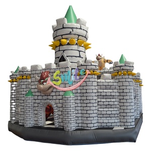 Multiplae Combo Mini Lâu Đài Thương Mại Lâu Đài Bouncy Trượt Playzone Bóng Hồ Bơi Combo Cho Trẻ Em - Product Image 1