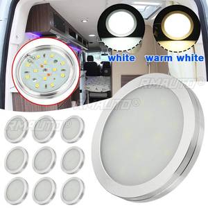 10 Piezas de Luces LED Interiores para Automóvil de 12V, Luces de Lectura para Techo, para <span class=keywords><strong>VW</strong></span> <span class=keywords><strong>T4</strong></span> T5 Ford Transit Peugeot Boxer <span class=keywords><strong>Camper</strong></span> Van RV Caravana - Product Image 1