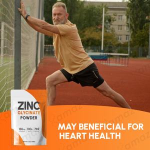 Integratore Minerale di Alta Qualità Amaz OEM/ODM a Marchio Privato per il Benessere Quotidiano e Facile Miscelazione, Polvere di Glicinato di Zinco - Product Image 4