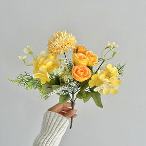 Ramo de Rosas Biónicas de Alta Gama, Inspirado <span class=keywords><strong>en</strong></span> la Dopamina, con Bolas Cepilladas, Arreglos Florales Artificiales para Decoración del Hogar y Bodas - Product Image 2