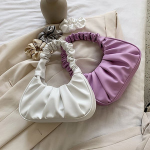 Nouveau sac à main mini fourre-tout plissé en cuir PU écologique de luxe pour femmes de <span class=keywords><strong>marque</strong></span> - Product Image 3