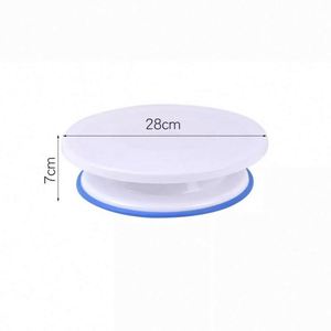 11 Inch Rotating <b>Cake</b> Turntable Turns Smoothly Revolving <b>Cake</b> <b>Stand</b> <b>Cake</b> Decorating Kit Display <b>Stand</b> Baking Tools Accessories - Product Image 3
