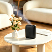Diffuseur d'huiles essentielles intelligent électrique en plastique pour usage hôtelier professionnel, système de nébulisation, contrôlé par application, sans eau, portable, sur batterie