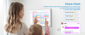 Calendario Digital Inteligente WiFi de 10.1'' con Pantalla Táctil IPS HD, Organizador de Tareas, Horarios Familiares, Comparte Momentos - Product Image 5