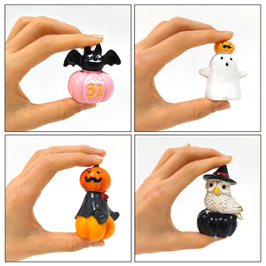 Linda Figura de Calabaza Fantasma de Halloween, Estatua de Resina, Decoraciones para Interiores, Decoración para el Hogar y el Dormitorio, Duradera y Resistente a la Decoloración, para Fiestas - Product Image 6
