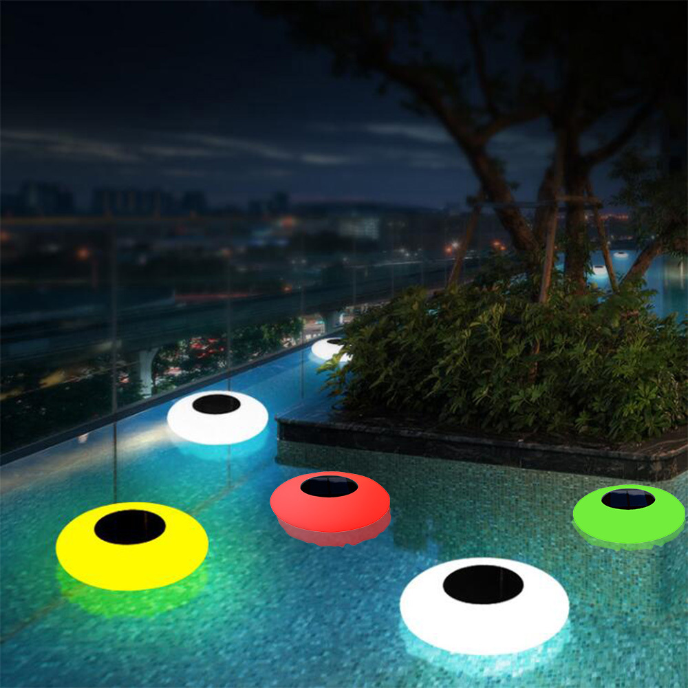 Solar Waterproof Remote Control Wireless Glow Illuminated Led Ball Light for Swimming Pool