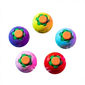 Balle anti-stress amusante en forme de <span class=keywords><strong>tomate</strong></span> imprimée en 3D, jouet rotatif pour les doigts, décompression par pression et rotation, décoration de bureau créative pour tous - Product Image 1