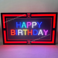 Aplicación de logotipo personalizado tablero de mensajes LED programable señal VIP glorificador pantalla LED botella presentador para NightClub fiesta Bar