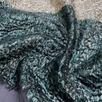 100% Polyester Jacquard Organza Tissu Robe Belle Fil Teint Dentelle Broderie Style Tissé Techniques Organique pour Accessoire