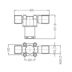 Électrovanne normalement fermée 12V 24V 110V 220V à filetage externe en plastique normalement ouverte pour eau 0.02-0.8Mpa 1/2" - Product Image 6