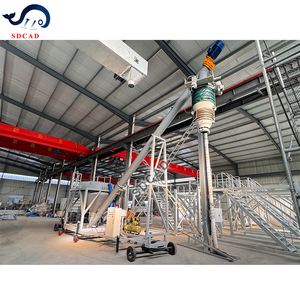 Yeni SDCAD 25kg çanta boşaltma kaldırma makinesi mobil toplu kamyon yükleme tozu Siemens PLC otomatik kontrol paslanmaz çelik ayarlanabilir - Product Image 5