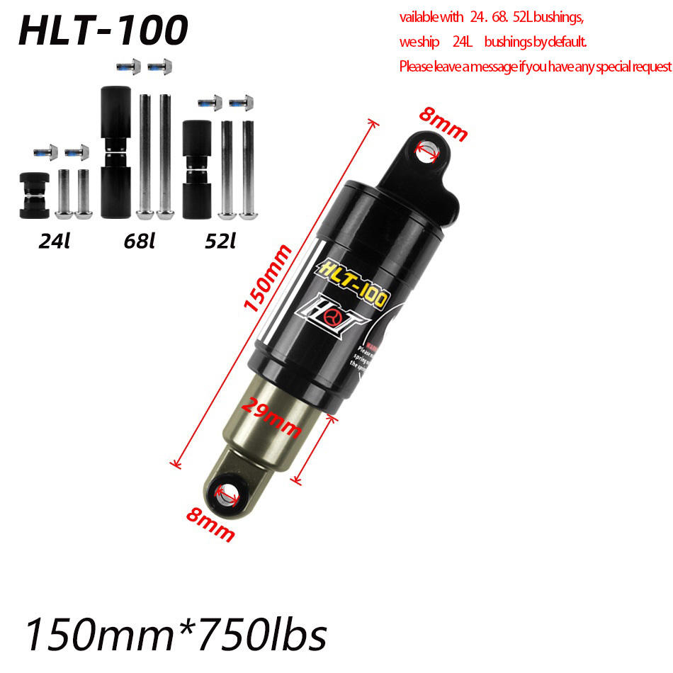 150 mm * 750 lb - Noir