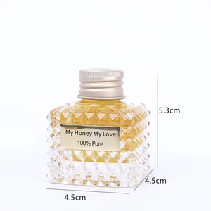 Bouteille <span class=keywords><strong>de</strong></span> <span class=keywords><strong>miel</strong></span> en gros carré transparent mini bouteille en verre <span class=keywords><strong>cadeau</strong></span> <span class=keywords><strong>de</strong></span> douche nuptiale <span class=keywords><strong>cadeau</strong></span> d'<span class=keywords><strong>invité</strong></span> <span class=keywords><strong>de</strong></span> <span class=keywords><strong>mariage</strong></span> bocal en verre vide avec couvercle - Product Image 4