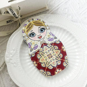 Imán de Refrigerador de Cerámica con Diseño de Matryoshka <span class=keywords><strong>Rusa</strong></span>, para Recuerdos y Regalos, Venta al por Mayor - Product Image 4