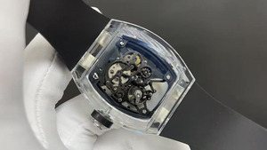2026 Model 3501 <b>Black</b> Crystal case Top-quality Luxury Tourbillon Automatic Mechanical <b>Watch</b> for Men - Product Image 5