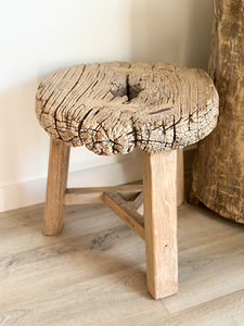 Tavolini da caffè naturali rustici in <span class=keywords><strong>legno</strong></span> in lastre di olmo tradizionale recuperato Vintage in stile antico - Product Image 6