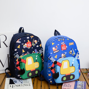 <span class=keywords><strong>Sac</strong></span> à dos pour tout-petits, motif dessin animé, robot de police, imperméable, léger, en tissu Oxford, fermeture éclair, unisexe, pour enfants - Product Image 4