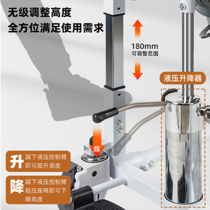 Bathroom Commode Handicap Transfer Wheelchair Nursing Toilet Lift Transport <b>Chair</b> with Wheel for Bedridden Patient Elderly - Product Image 5