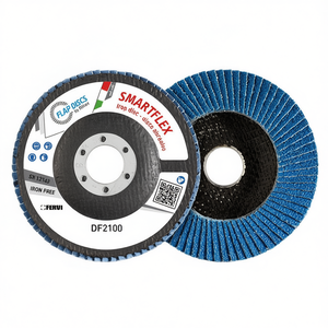 Disco de Láminas Fervi Smartflex de 125 mm, Herramienta Abrasiva Sin Hierro - Product Image 1