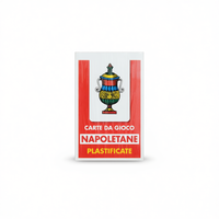 MAZZEO GIOCATTOLI Napoleterne Cartes à jouer laminées, revêtement plastique, taille standard, coins arrondis, jeu de cartes durable, 2 joueurs
