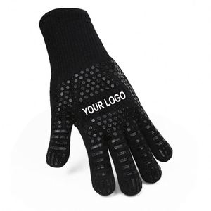 Guantes de Cocina con Logotipo Personalizado, Resistentes al Calor, para Parrilla, Barbacoa, de Silicona, para Cocinar y Hornear - Product Image 5