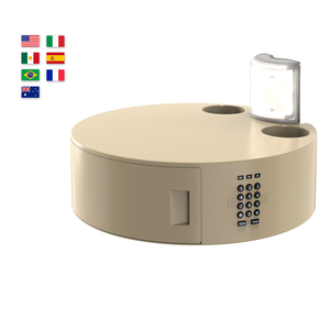 Beach Lock Box Energía solar Sin llaves y fácil instalación Sombrilla <span class=keywords><strong>de</strong></span> <span class=keywords><strong>playa</strong></span> Caja <span class=keywords><strong>de</strong></span> seguridad para hoteles y resorts Camping - Product Image 1