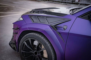 Kit carrosserie en fibre de carbone sèche pour <span class=keywords><strong>Lamborghini</strong></span> <span class=keywords><strong>Urus</strong></span> au style MSY, comprenant pare-chocs avant, capot, ailes, spoiler et échappement - Product Image 4